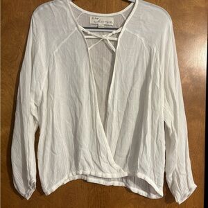 Vintage White Women's Blouse